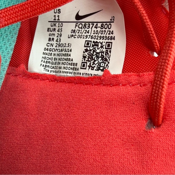 Nike Mercurial Vapor 16 Academy Soccer Cleat Size 11 FQ8374-800 - Picture 6 of 6